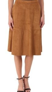 Vince Camuto Faux Suede Midi Skirt, size 20